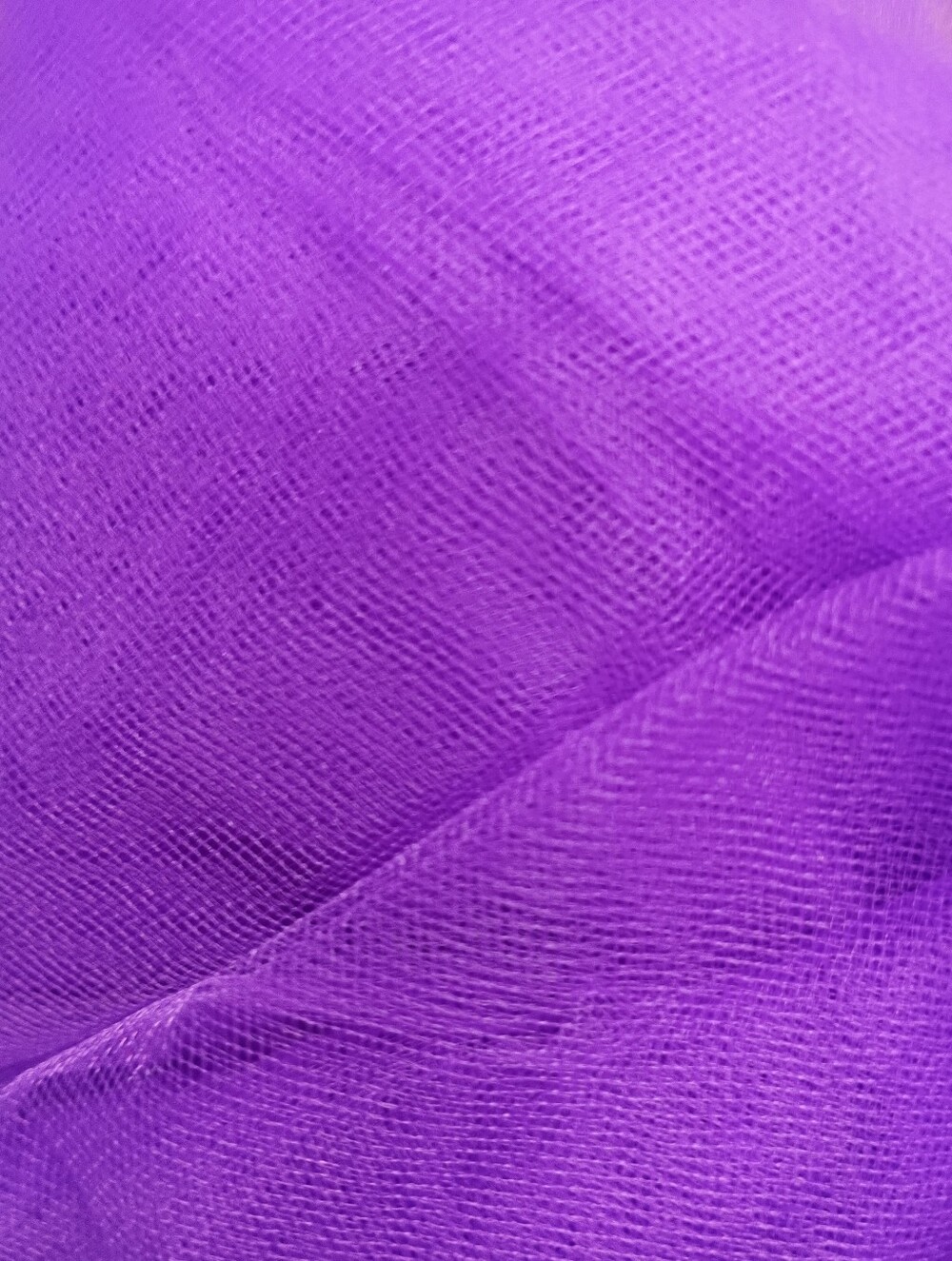 New Vibrant Purple Fine Tulle Fabric 54" Wide By 7 Yards Long